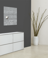 Glas-Magnetboard sigel artverum®, 48 x 48 cm
