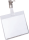 Namensschilder DURABLE 8003, 90 x 60 mm, mit Clip, Kunststoff, 25 Stück