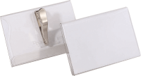 Namensschilder DURABLE 8111, 90 x 54 mm, Krokoklemme,...