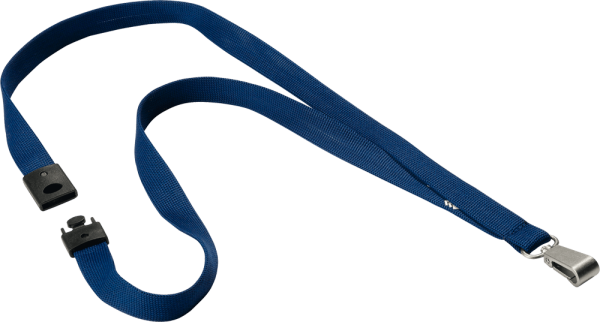 Textilband DURABLE 8127, 1,5 x 44 cm, blau, 10 Stück