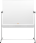 Whiteboard Nobo® Stativ-Drehtafel 150 x 120 cm, silber
