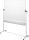Whiteboard Nobo® Stativ-Drehtafel 150 x 120 cm, silber
