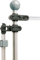 Planhalter MAUL 6256084 Mobilpresenter, 3 Arme, Aluminium, grau