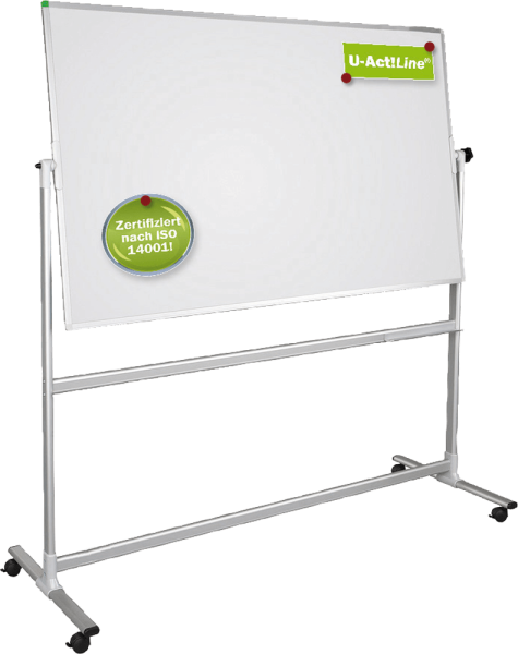 Whiteboard Franken U-Act Line STC903 200 x 100 cm, Stativform, weiß