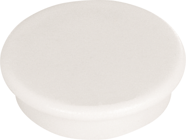 Magnete Soennecken, rund, 38 mm, 10 Stück, weiß