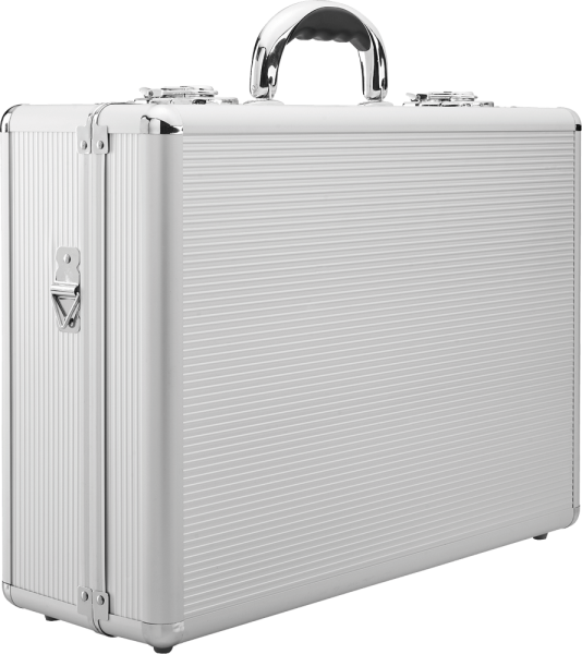 Moderatorenkoffer magnetoplan® Kompakt, Aluminium, silber, 1.800 Teile