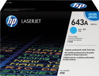 Toner HP 643A (Q5951A), ca. 10.000 Seiten, cyan