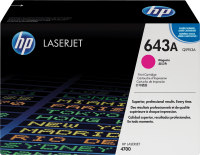 Toner HP 643A (Q5953A), ca. 10.000 Seiten, magenta