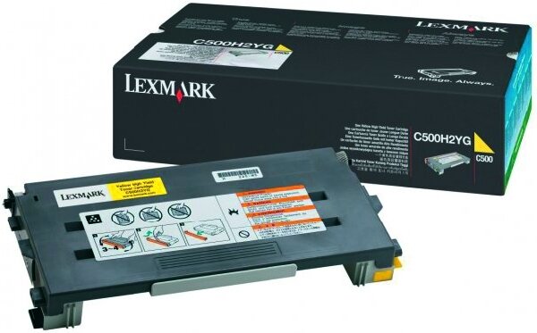Toner Lexmark C500H2YG gelb