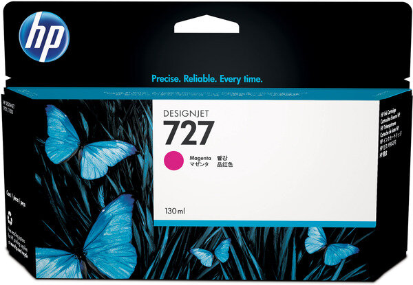 Tintenpatrone HP 727 magenta für Designjet T1500 ePrinter, T1500 PostScript