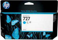 Tintenpatrone HP 727 cyan für Designjet T1500...