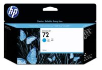 Tintenpatrone HP 72 cyan für DesignJet T1100,T610