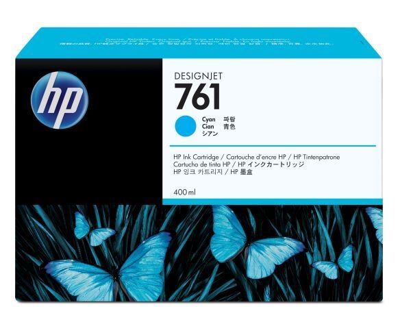 Tintenpatrone HP 761 cyan für HP Designjet T7100 Drucker, ...