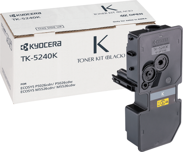 Toner KYOCERA TK-5240K, 4.000 Seiten, schwarz
