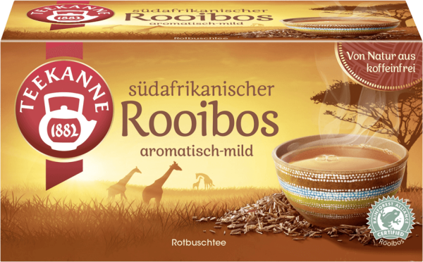 Tee Teekanne Südafrikanischer Rooibos kuvertiert, 20 Beutel