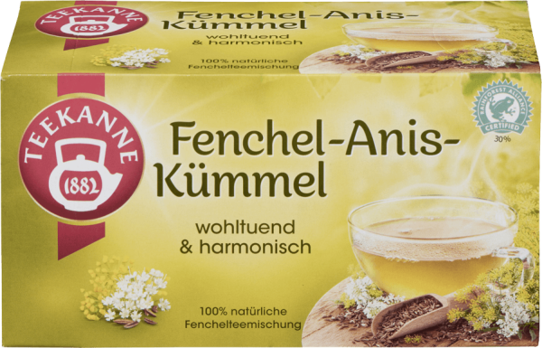 Tee Teekanne Fenchel Anis Kümmel, 20 Beutel