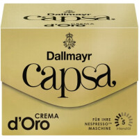 Kaffeekapsel Dallmayr capsa Crema dOro, 10 x 5,6 g