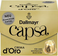 Kaffeekapsel Dallmayr capsa Crema dOro, 10 x 5,6 g