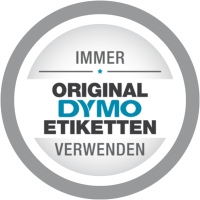 Schriftband DYMO Rhino IND 18488, 12 mm x 3,5 m, Nylon-Band, schwarz/weiß