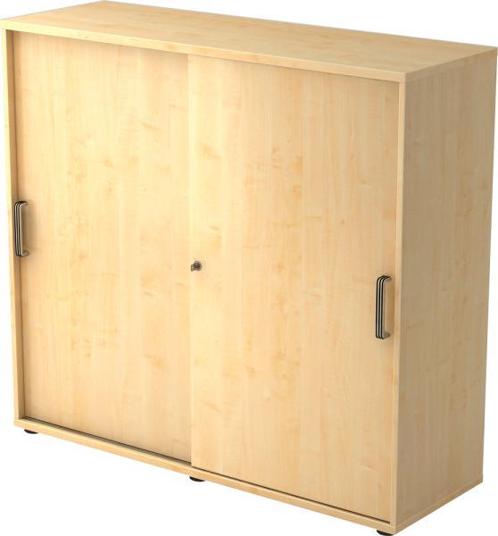 Schiebetürschrank 1753S SG, 3 OH, Korpus: Ahorn / Front: Ahorn