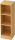 Highboard schmal 6050, 3 OH, Korpus: Buche
