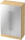 Highboard/Türen 7550 RE, 3 OH, Korpus: Ahorn / Front: silber