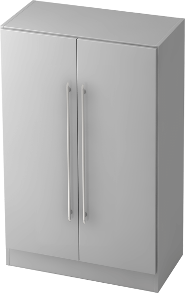 Highboard/Türen 7550 RE, 3 OH, Korpus: grau / Front: grau