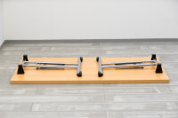 Klapptisch KL14, 138 x 69 cm Platte: Buche, 38 mm dick, 2 mm ABS-Kant