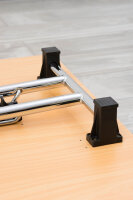 Klapptisch KL16, 160 x 80 cm Platte: Weiß, 38 mm dick, 2 mm ABS-Kante