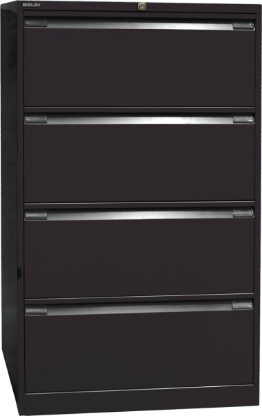 Hängeregistraturschrank BISLEY, zweibahnig, 4 Schübe