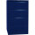 Hängeregistraturschrank BISLEY, zweibahnig, 4 Schübe, oxfordblau