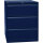 Hängeregistraturschrank BISLEY LIGHT, zweibahnig, 3 Schübe