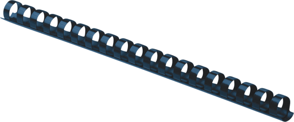 Plastikbinderücken Fellowes® COMB, 14 mm, schwarz, 100 Stück