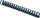 Plastikbinderücken Fellowes® COMB, 16 mm, schwarz, 100 Stück