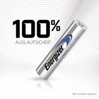 Batterie Energizer® Ultimate, AA / Mignon/L91, 1,5 V, 10 Stück