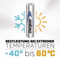 Batterie Energizer® Ultimate, AA / Mignon/L91, 1,5 V, 10 Stück