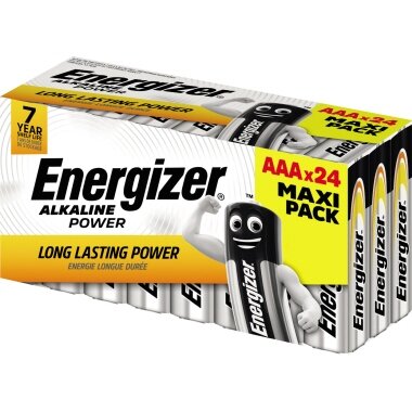 Batterie Energizer® Alkaline Power, AAA / LR03, 1,5 V, 24 Stück