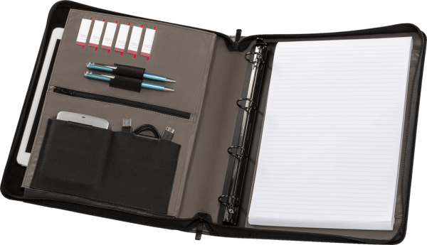 Schreibmappe Wenger Affiliate, DIN A4, Nylon, grau