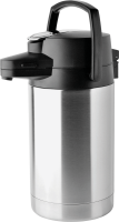 Pumpkanne Helios Coffeestation, 2,5 Liter, edelstahl/schwarz