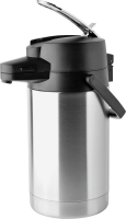 Pumpkanne Helios Coffeestation, 2,5 Liter, edelstahl/schwarz
