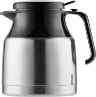 Isolierkanne Helios Mondial Push, Edelstahl, 1,3 Liter