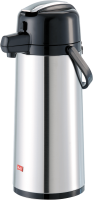Isolierkanne Melitta®, 2,2 Liter, silber/schwarz