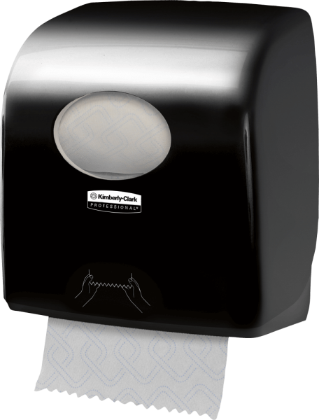 Rollenhandtuchspender Aquarius 7956 Slimroll, Kunststoff, schwarz