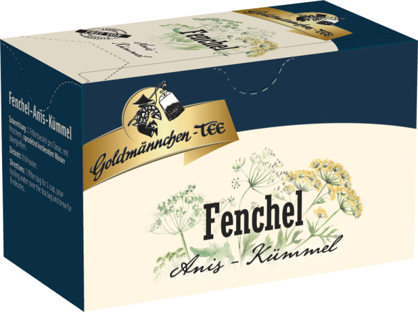 Tee Goldmännchen, Fenchel-Anis- Kümmel, 20 Beutel