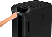 Aktenvernichter Fellowes® AutoMax 350C, Partikel 4 x 38 mm, SSt. P-4, schwarz