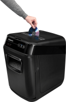 Aktenvernichter Fellowes® AutoMax 200C, Partikel 4 x 38 mm, SSt. P-4, schwarz