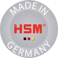 Aktenvernichter HSM® Pure 420, Partikel 1,9 x 15 mm, SSt. P-5, weiß