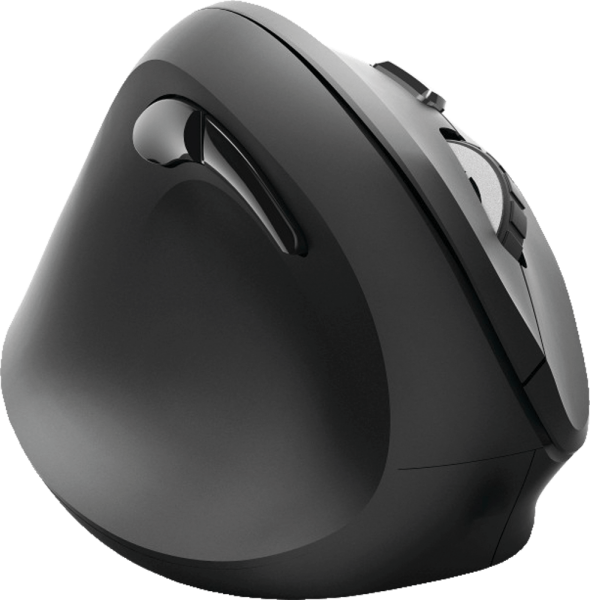 Maus Hama EMW-500 wireless, ergonomisch, Linkshänder, schwarz