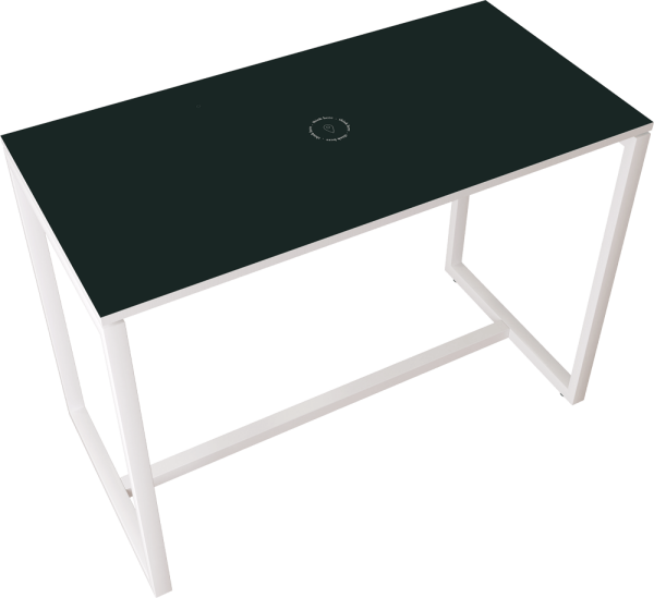 Stehtisch easyDesk® TD114.13, anthrazit