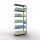 Anbauregal SCHULTE MULTIplus150 12746, 2.500 x 1.000 x 400 mm, 6 Böden, verzinkt